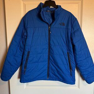 The North Face Royal Blue Full Zip Puffer Jacket– Men's Large